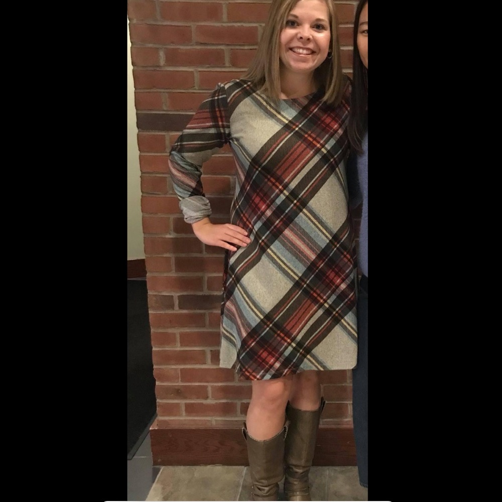 Plaid dress